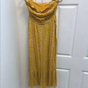 Vici Yellow Floral Maxi Dress